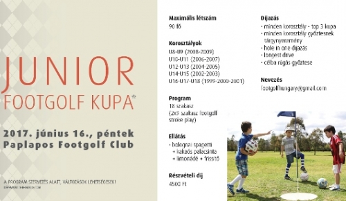 Szabó Tünde a junior kupa fővédnöke