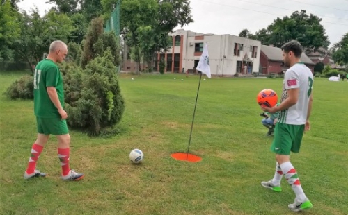 Állandó footgolf a Népligetben