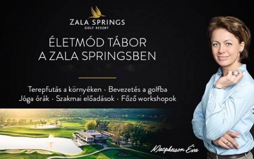 Életmód tábor a Zala Springsben